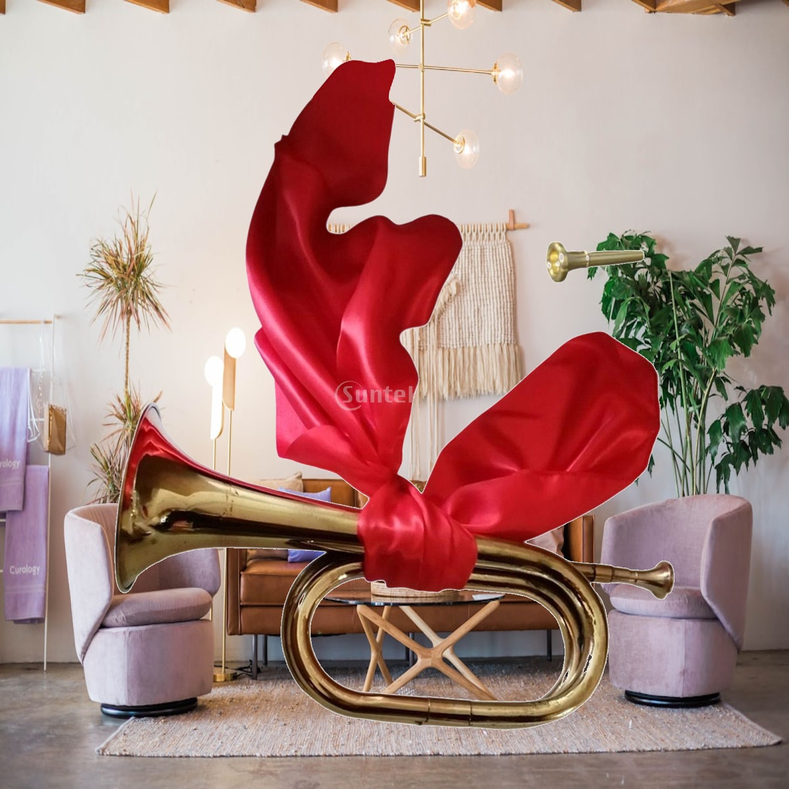Musical Instrument Bugle - Tromba a Fisarmonica in Ottone, Strumento